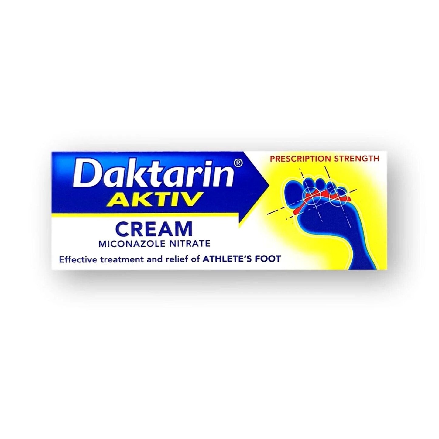 Daktarin Aktiv Cream 30g | For Athletes Foot & Fungal Infection