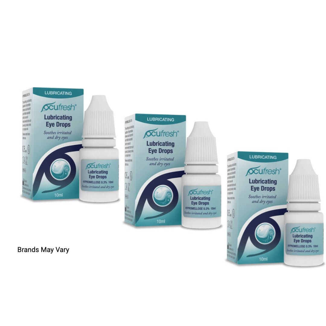 Hypromellose 0.3% Eye Drops For Dry Eyes Drops 10ml - 3 pack UK GSL. theChemistonline