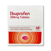 Ibuprofen 200mg Tablets - 48 Tablets - Pain Killer Inflammation Strong Aches