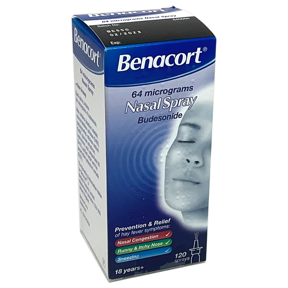 Benacort Nasal Spray 64 micrograms 120 Sprays Budesonide