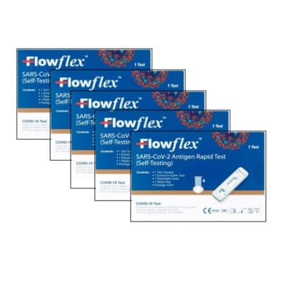5X Covid-19 Flowflex Rapid Antigen Lateral Flow Covid 19 Home Test LFT Pharmacy