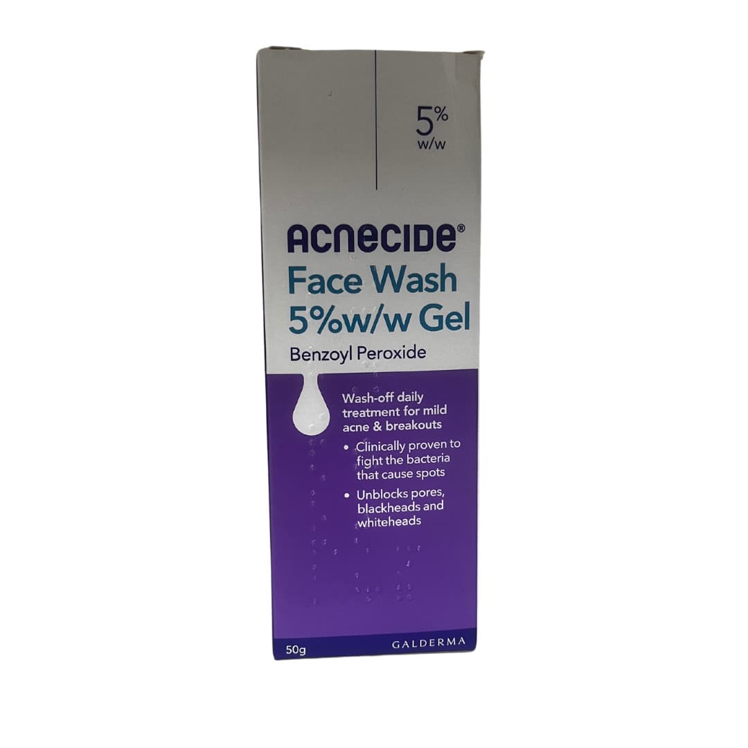 Acnecide Wash 5% w/w Gel - 50g - A Skin Treatment To Tackle Acne