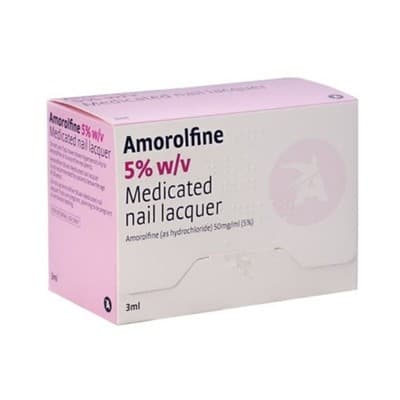 Amorolfine Fungal Nail Treatment-Once Weekly 5%-3ML-Treat Fungal Nail Infections