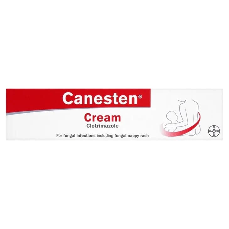 Canesten Anti-fungal Cream Nappy Rash, Athletes Foot, Thrush, Ringworm 20g