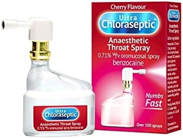 Cherry Ultra Chloraseptic Anaesthetic Throat Numbing Spray - 15ml