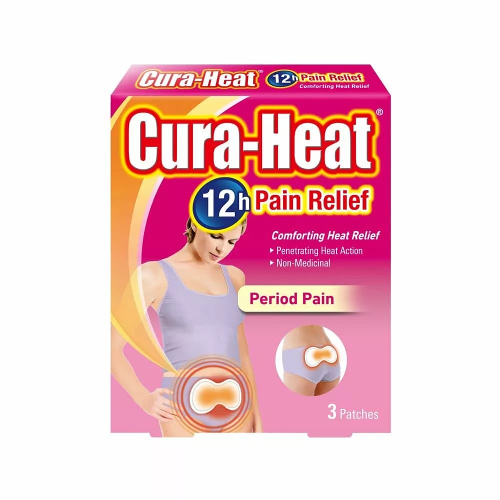 Cura Heat Period Pain (3 Heat Packs)