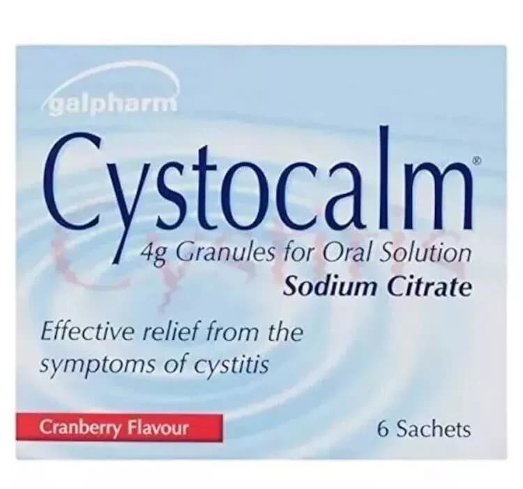 CYSTOCALM ORAL SOLUTION SODIUM CITRATE 6 x 4g (BRANDS MAY VARY)
