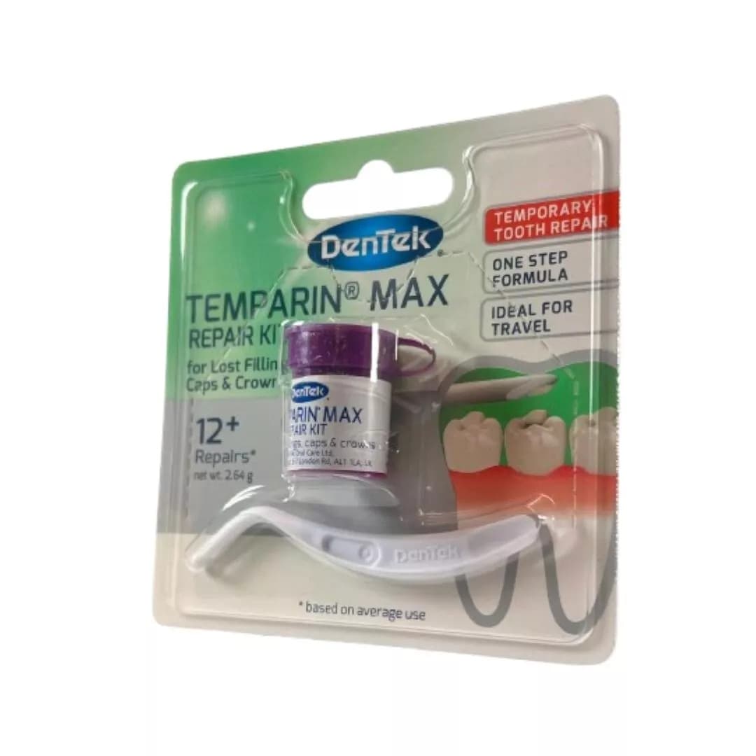 DenTek Strong Teeth Tooth Repair Dental Cement Cavity Filling Kit