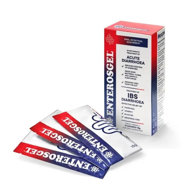 ENTEROSGEL Toxin Binding Gel for Cleansing the Gut 10x15g Sachets