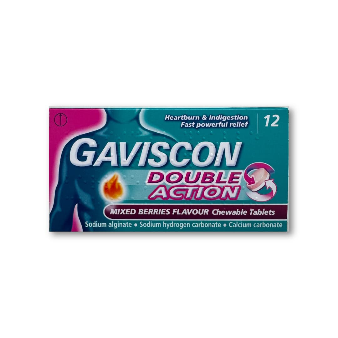 Gaviscon Double Action Mixed Berries Tablets