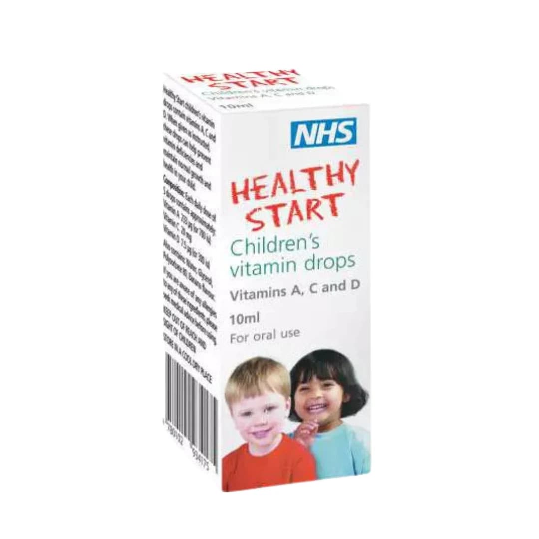 Healthy Start Children's Vitamin Drops 10ml Vitamin A, C & D