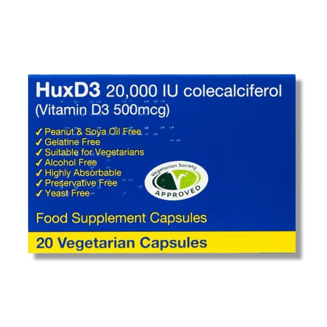 HuxD3 20000iu Vitamin D Capsules