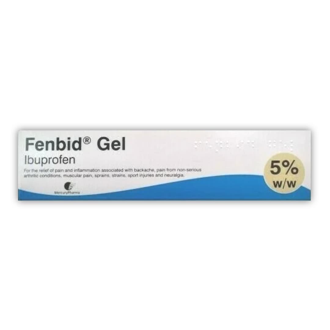 Ibuprofen 5% Anti Inflammatory Sprains Pain Relief Gel 100g (BRANDS MAY VARY)