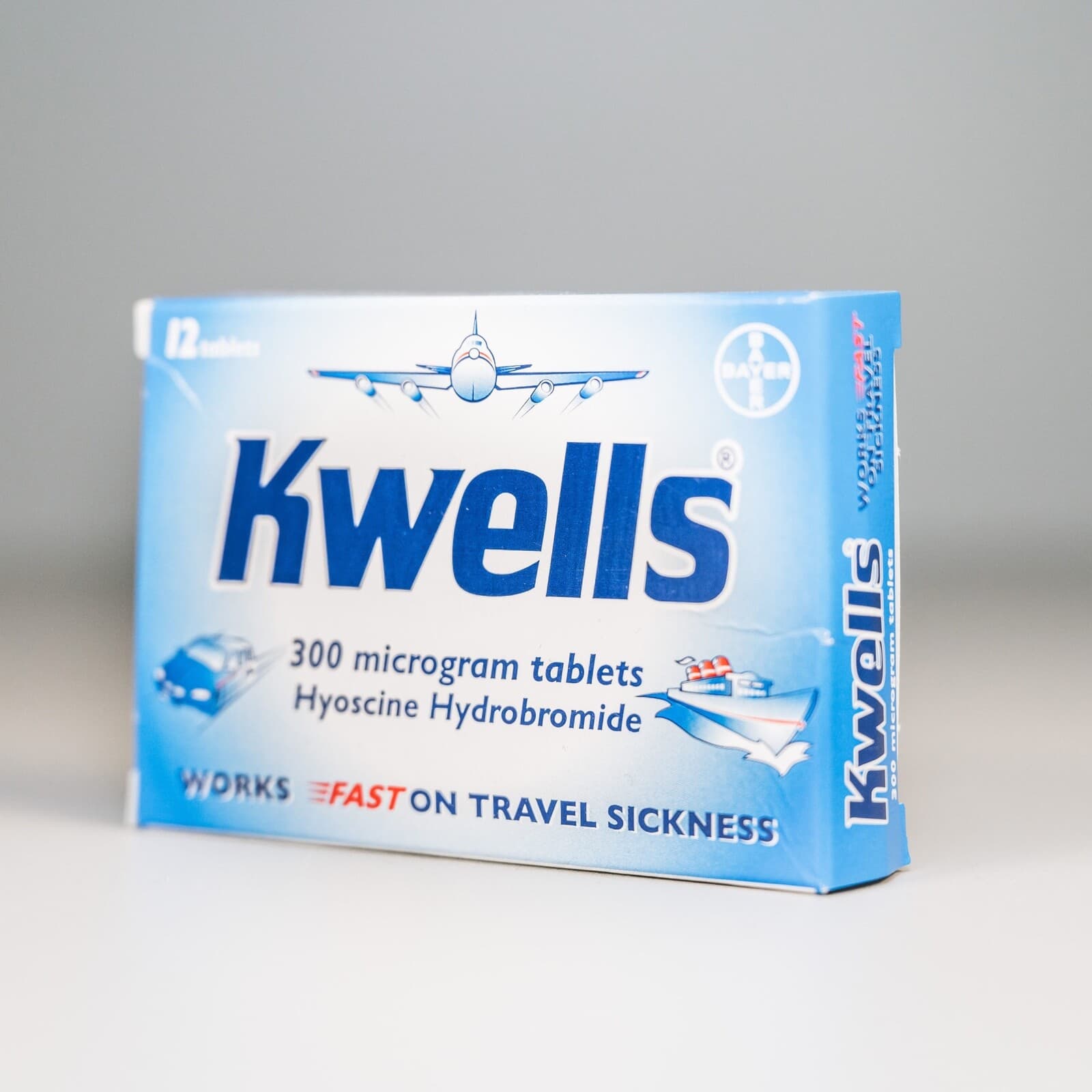 Kwells Nausea Travel Sickness 300mcg Tabs - 12