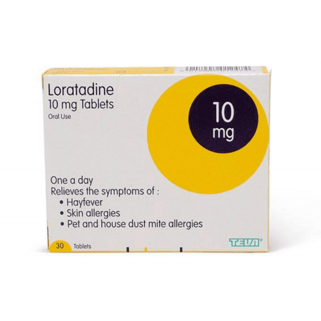 Loratadine 10mg Hayfever & Allergy Tablets