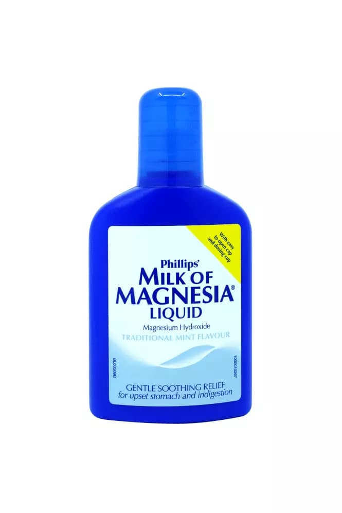 Milk of Magnesia Liquid Mint Gentle Soothing Relief 200ml (6 Pack)