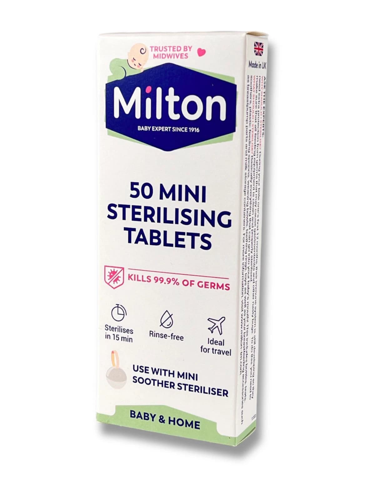 Milton Mini Sterilising 50 Tablets - Pack of 1