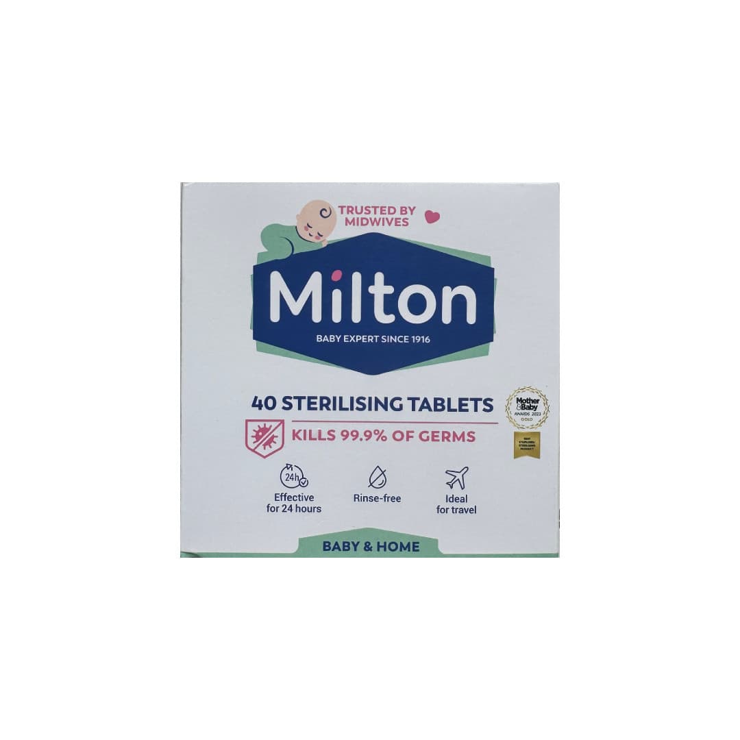 Milton Sterilising Tablets - 40 - Sterilises In 15 Mins