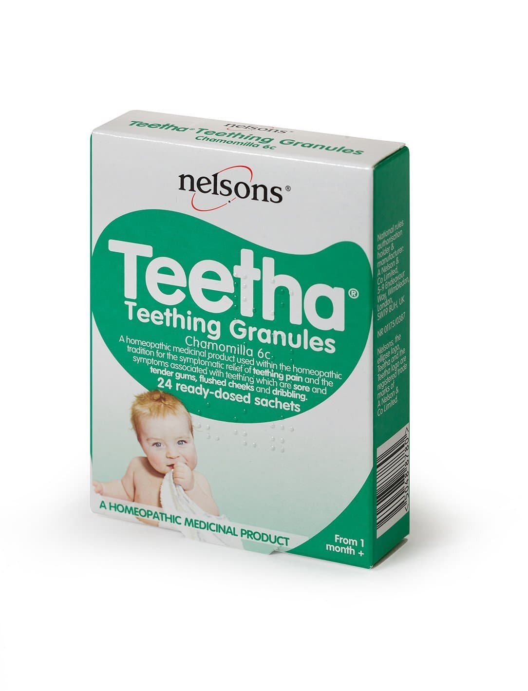 Nelsons Baby Teetha Teething Granules 24 Ready-Dosed Sachets