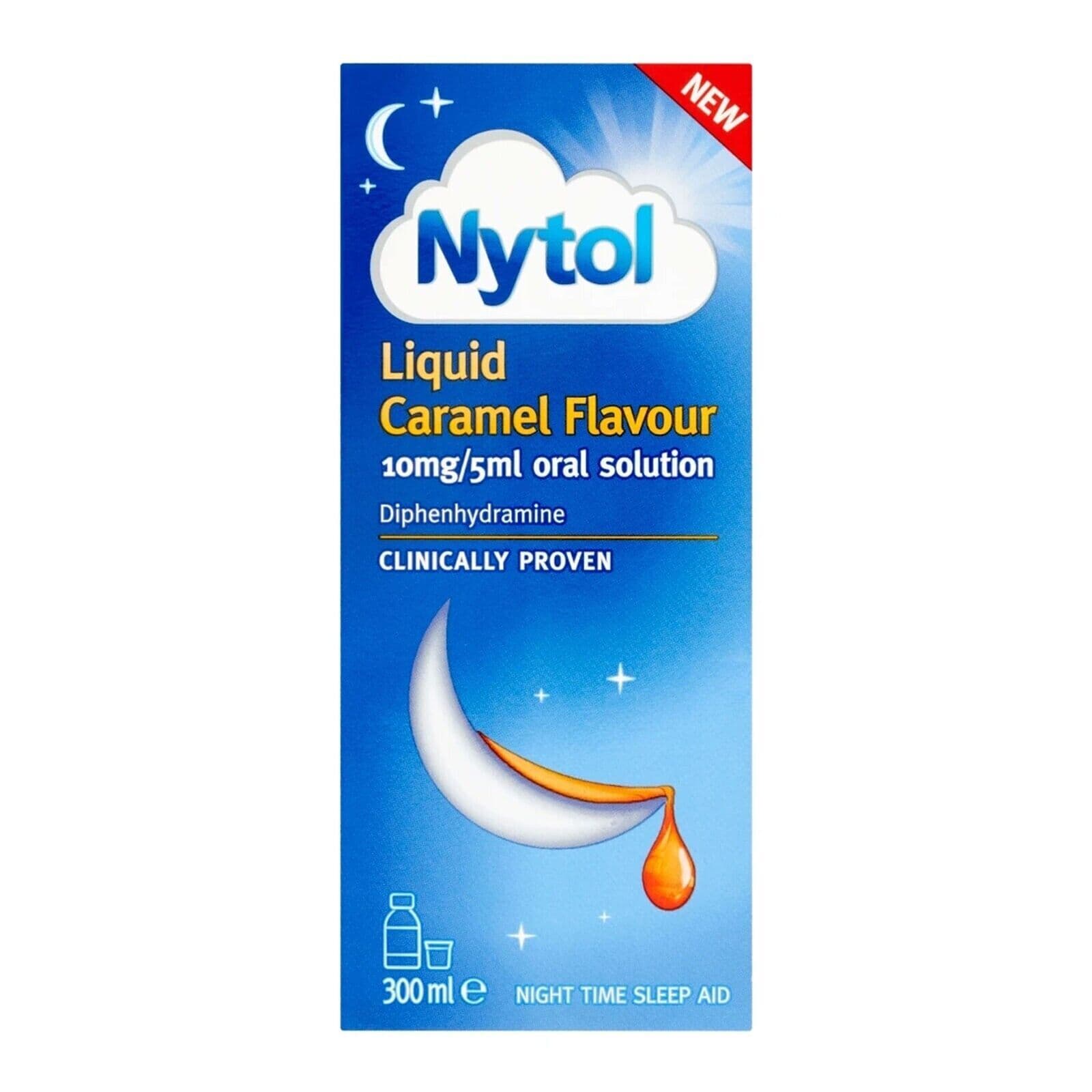 Nytol Liquid Caramel Flavour 10mg/5ml Oral Solution - 300ml