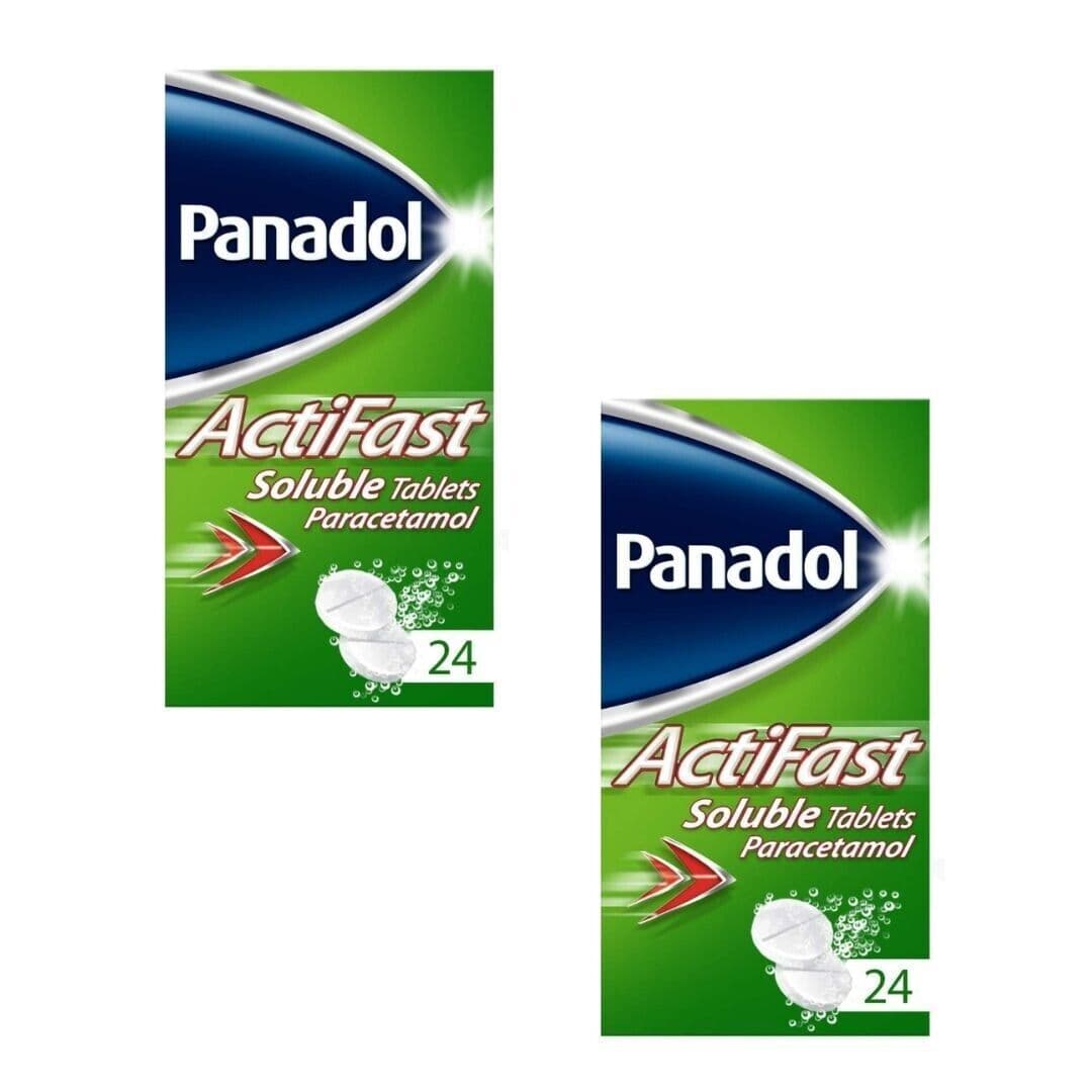 Panadol ActiFast Soluble - (2 x 24) Tablets