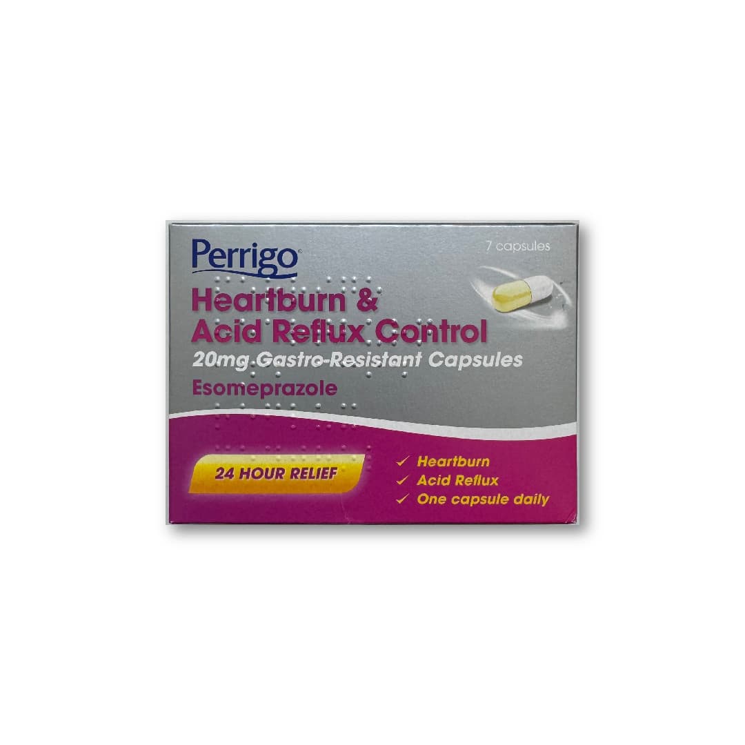 Perrigo - Heartburn & Acid Reflux Control 20mg - 7 Capsules