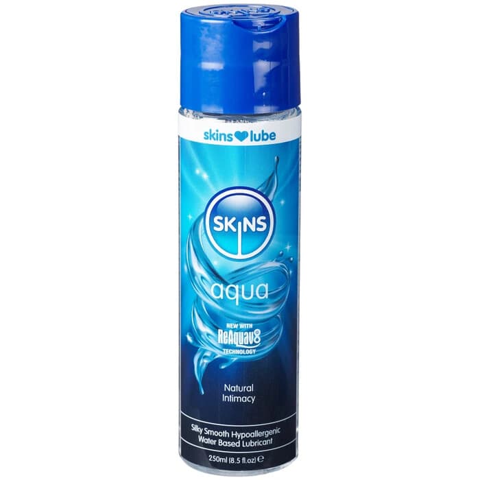 Skins Aqua Lube Natural Feel Water Based Lubricant 130ml