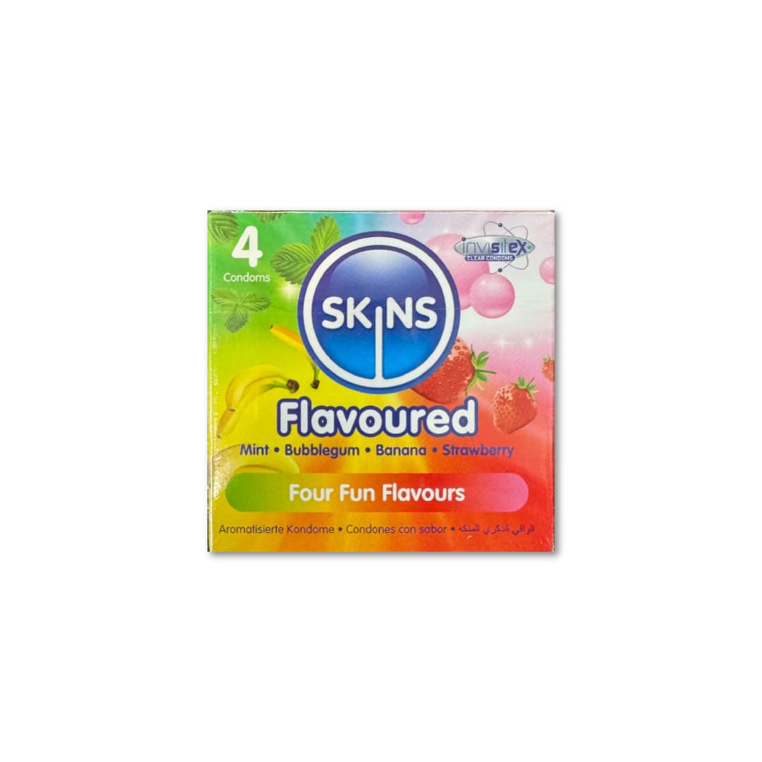 Skins Flavoured Condoms- 4 Condoms