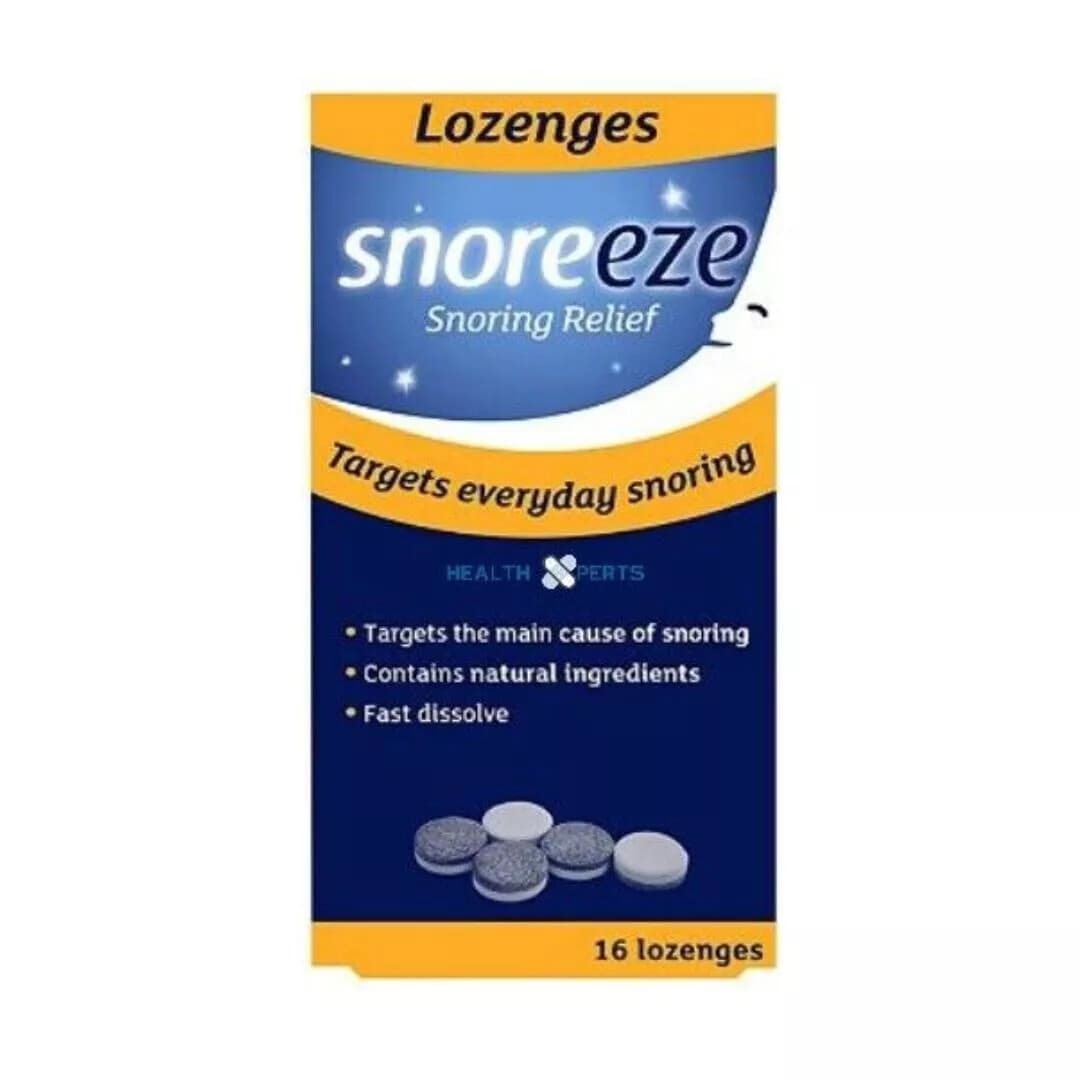 Snoreeze Lozenges - Pack Of 16 Lozenges - Relieves Snoring