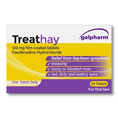 Treathay Hayfever Relief Tablets | 30 Tablets | (Allevia Alternative)