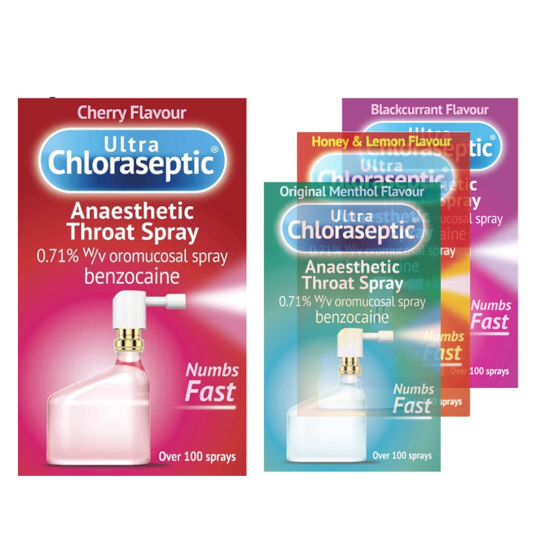 Ultra Chloraseptic Anaesthetic Throat Numbing Spray - 15ml (Honey Lemon)