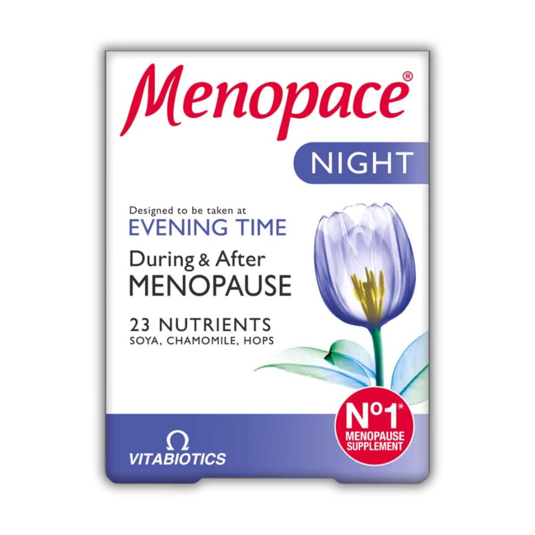 Vitabiotics Menopace Night Advanced Supplement - 30 Tablets
