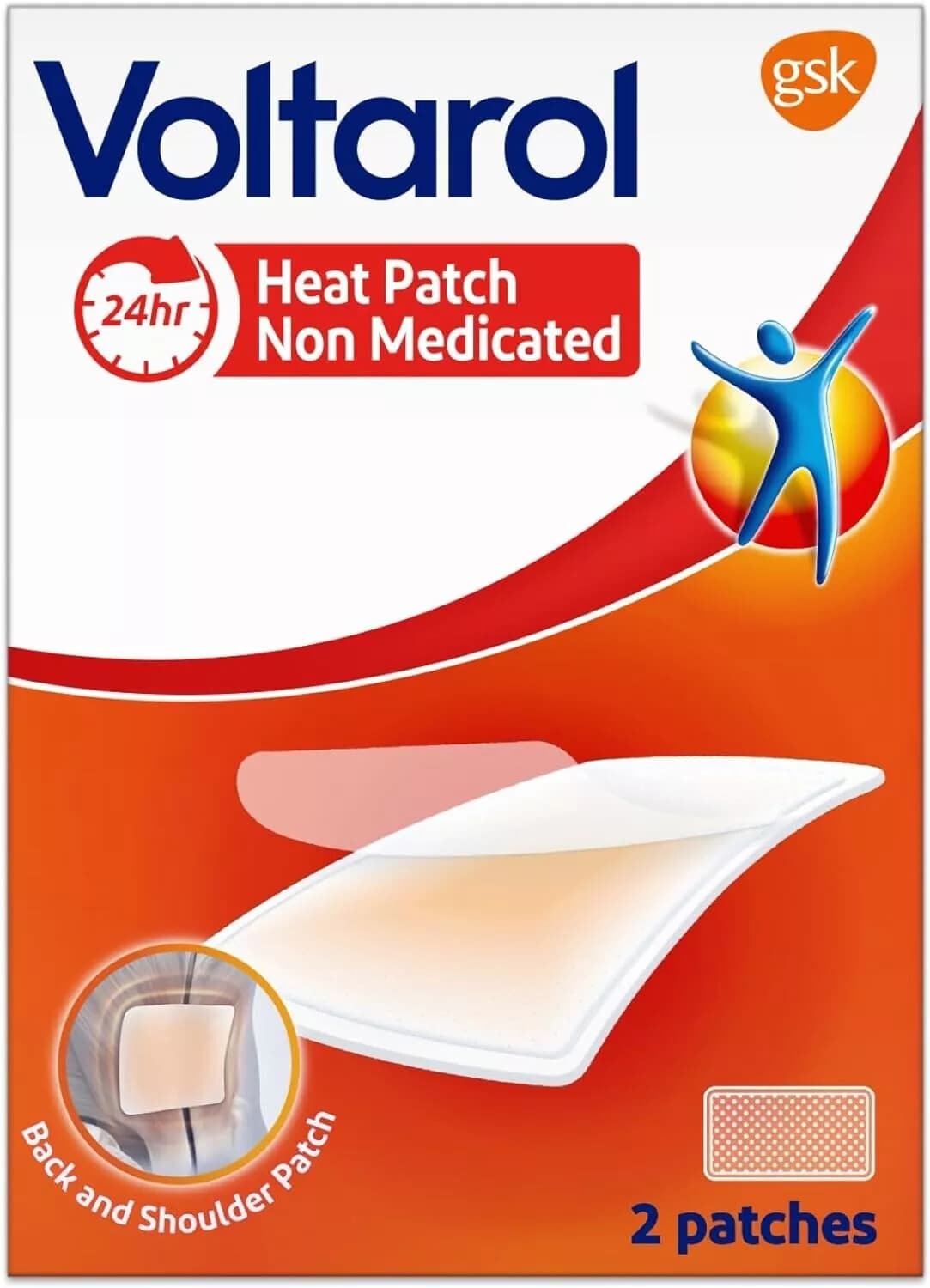 Voltrol Heat Patches Back & Shoulder Pain 2 Patches