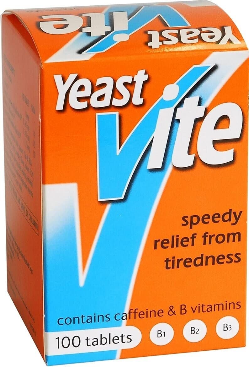 Yeast Vite 100 Tablets-Reduces Tiredness & Fatigue