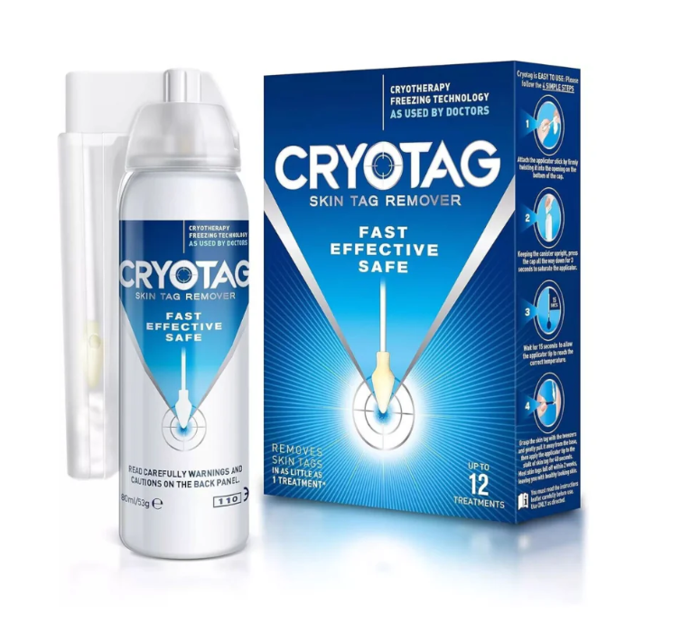 Cryotag for effective skin tag removal