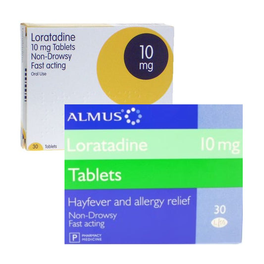 Loratadine 10mg Tablets One a Day Hayfever and Allergy Relief