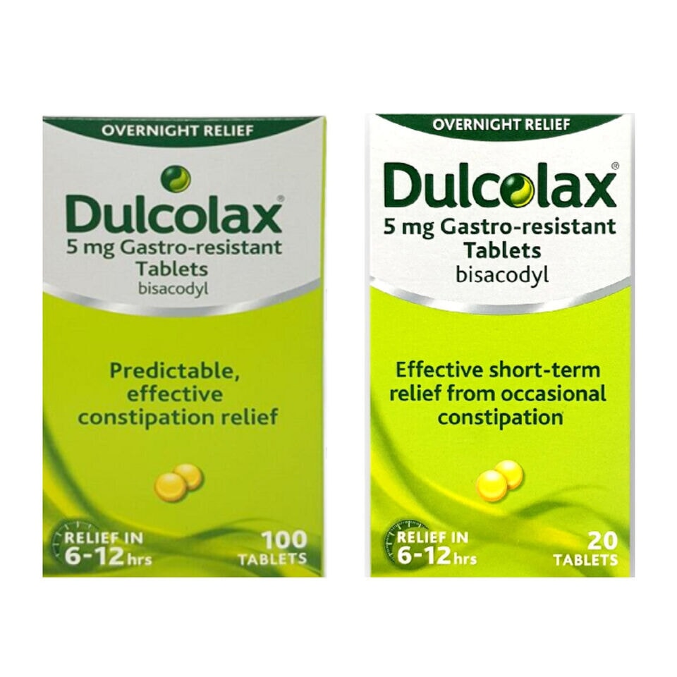 Dulcolax 5mg Tablets - 120 Count | Fast-Acting Constipation Relief Laxative theChemistonline 