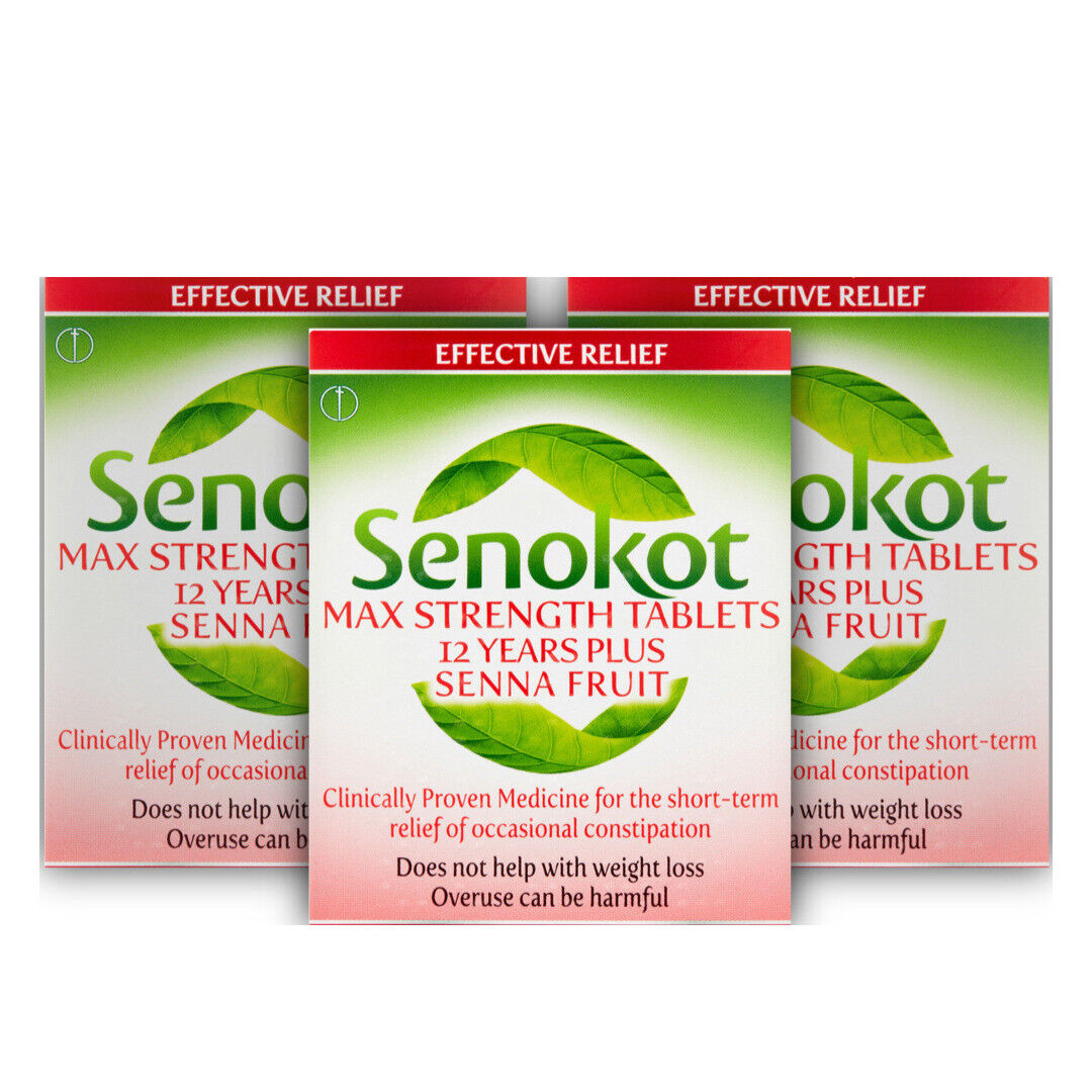 Senokot Max Strength Tablets - 30 Count | Effective Overnight Constipa ...