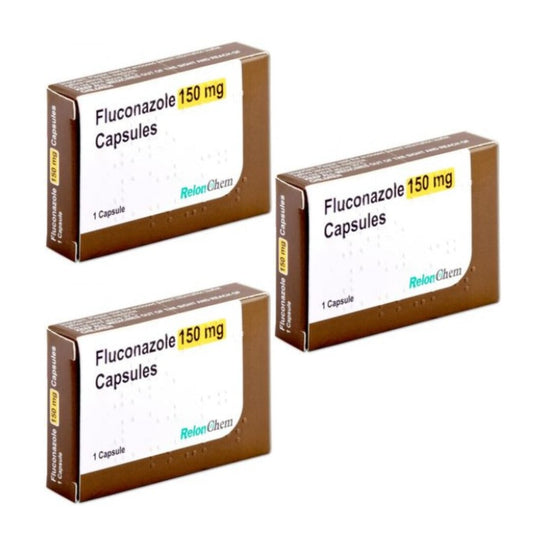 3 x Fluconazole 150mg Oral Capsules | Single-Dose Antifungal Treatment for Thrush theChemistonline
