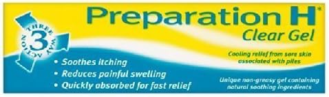 Preparation H Clear Gel (25g) **Piles Treatment** Uk Pharmacy GSL.