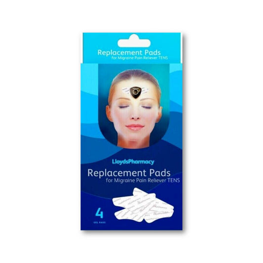 4 Replacement Pads for Migraine Pain Relief TENS-Lloyds Pharmacy