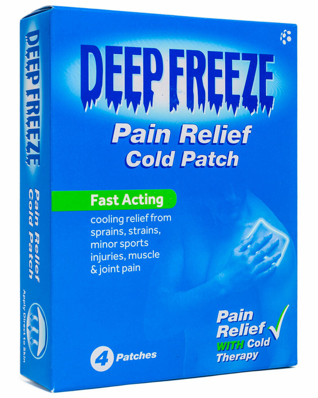 4x Deep Freeze Pain Relief Cold Patches - JOINT | MUSCLE | FOOT | SPRA ...