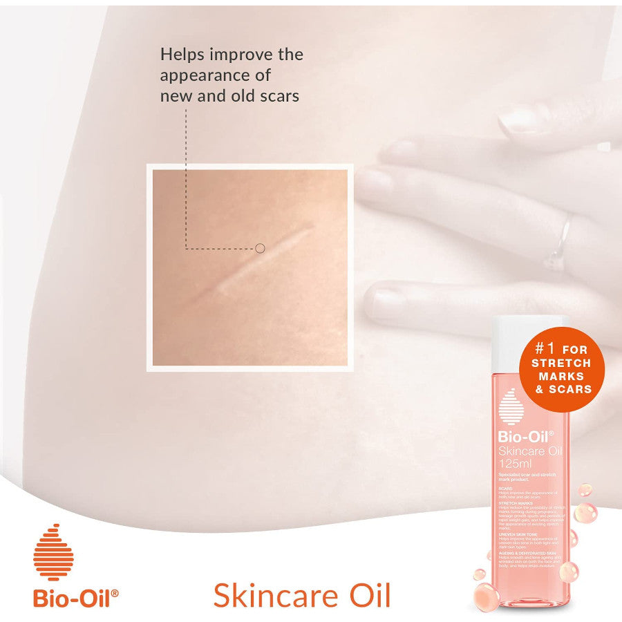 Bio-Oil Skincare Oil - 200ml | Enhances Scars, Stretch Marks, and Skin Tone