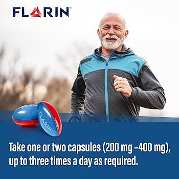 Flarin 200mg Soft Capsules - 30 Count | Effective Pain Relief and Anti-Inflammatory