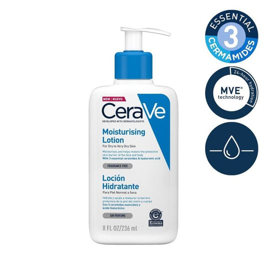 CeraVe Moisturising Lotion - 236ml | Lightweight Hydration with Ceramides and Hyaluronic Acid