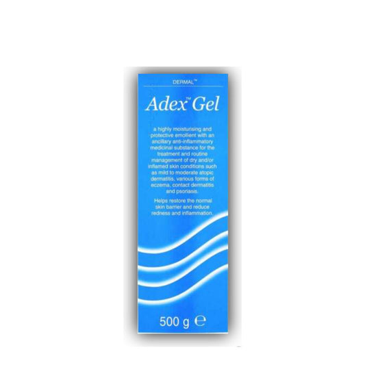 Adex Gel - 500g | Effective Emollient and Anti-Inflammatory Treatment for Eczema and Psoriasis