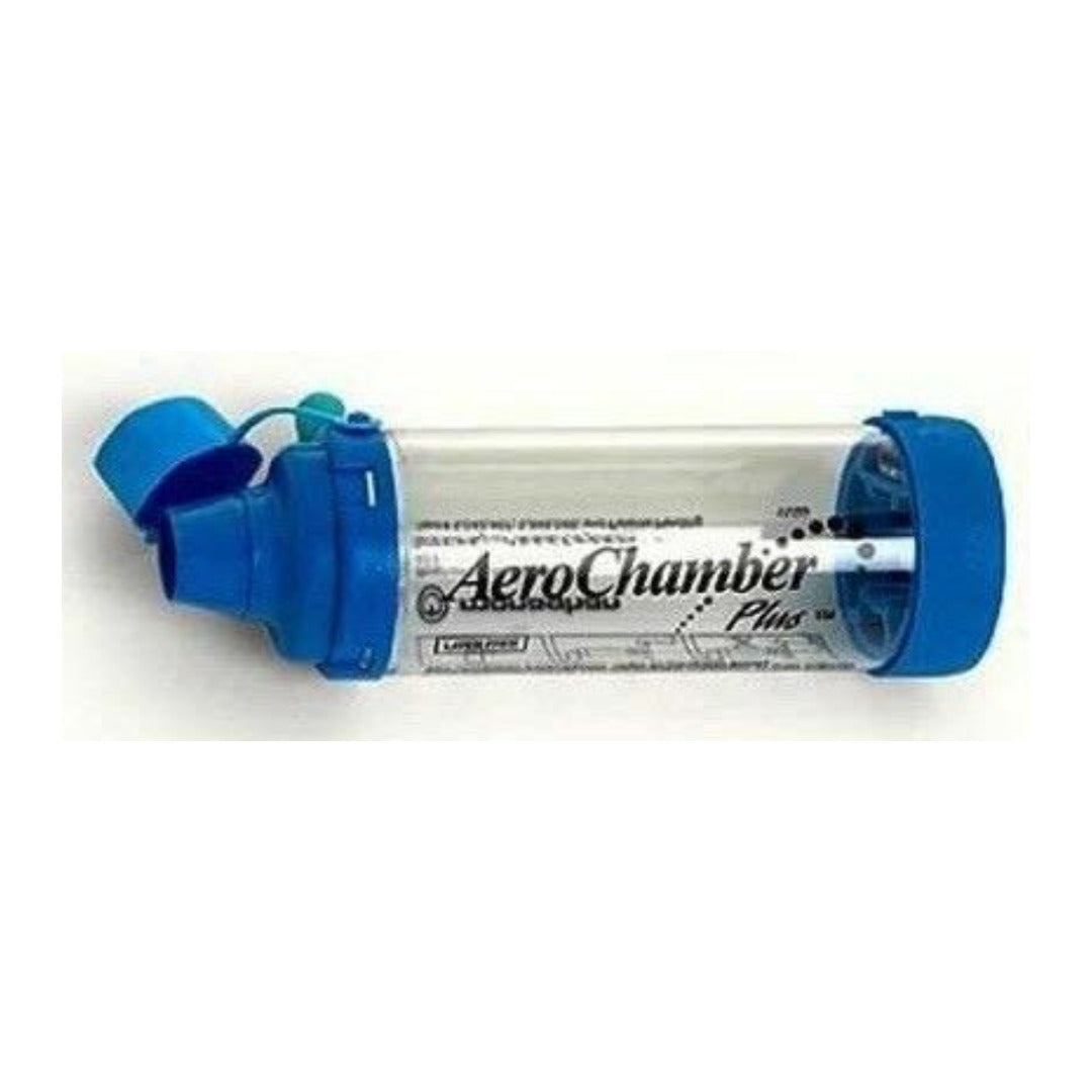 AeroChamber Plus Spacer Device with Adult Mouthpiece (No Mask) | Enhanced Inhaler Medication Delivery