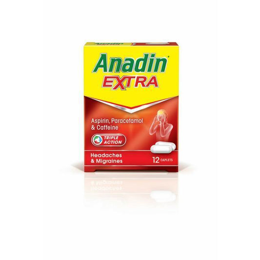 Anandin Extra 8 12 16 32 Caplets Max 32 Caplets UK Pharmacy Stock. theChemistonline 