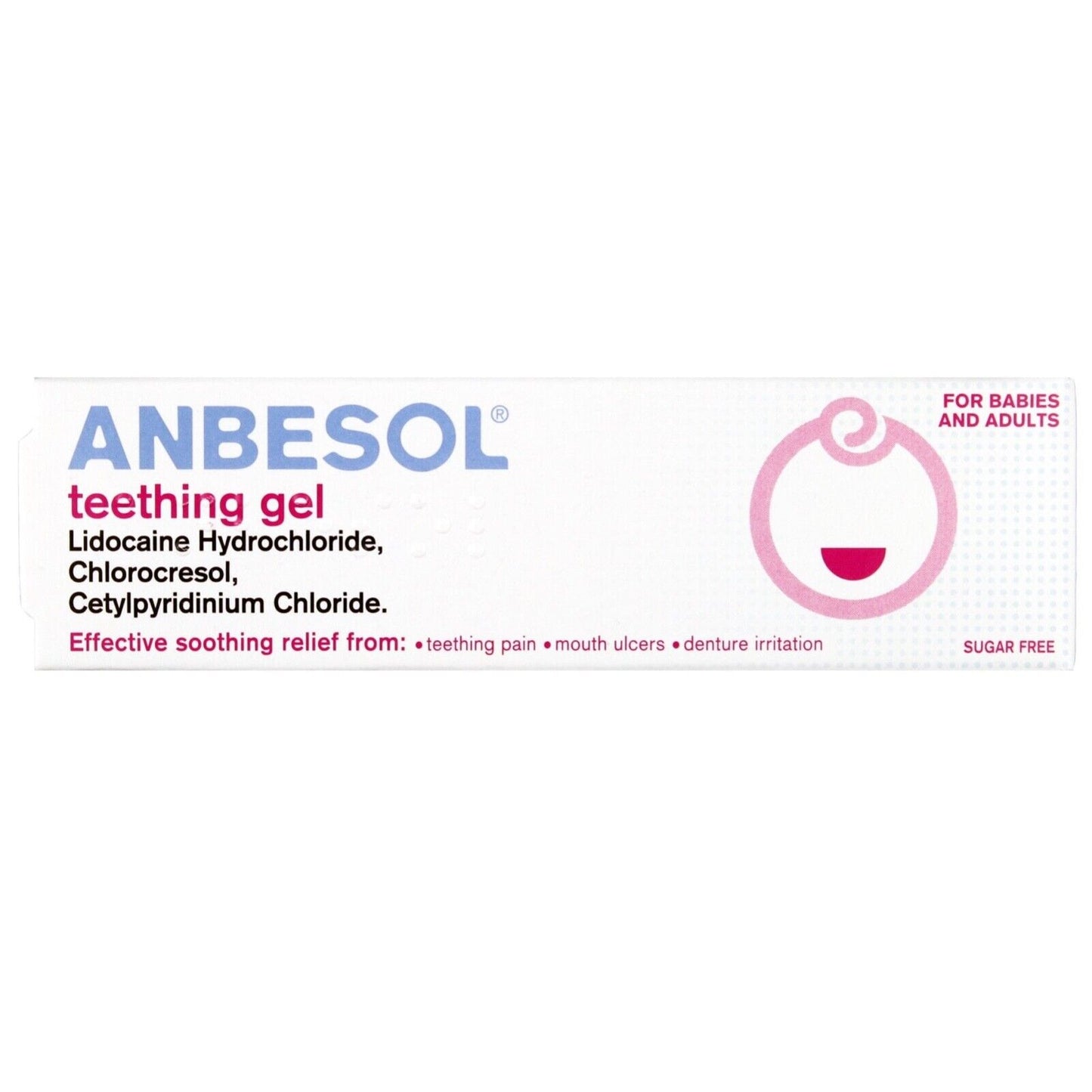 Anbesol Teething & Ulcer Gel - 10g SOOTHING & NUMBING Pain Relief UK Pharmacy.