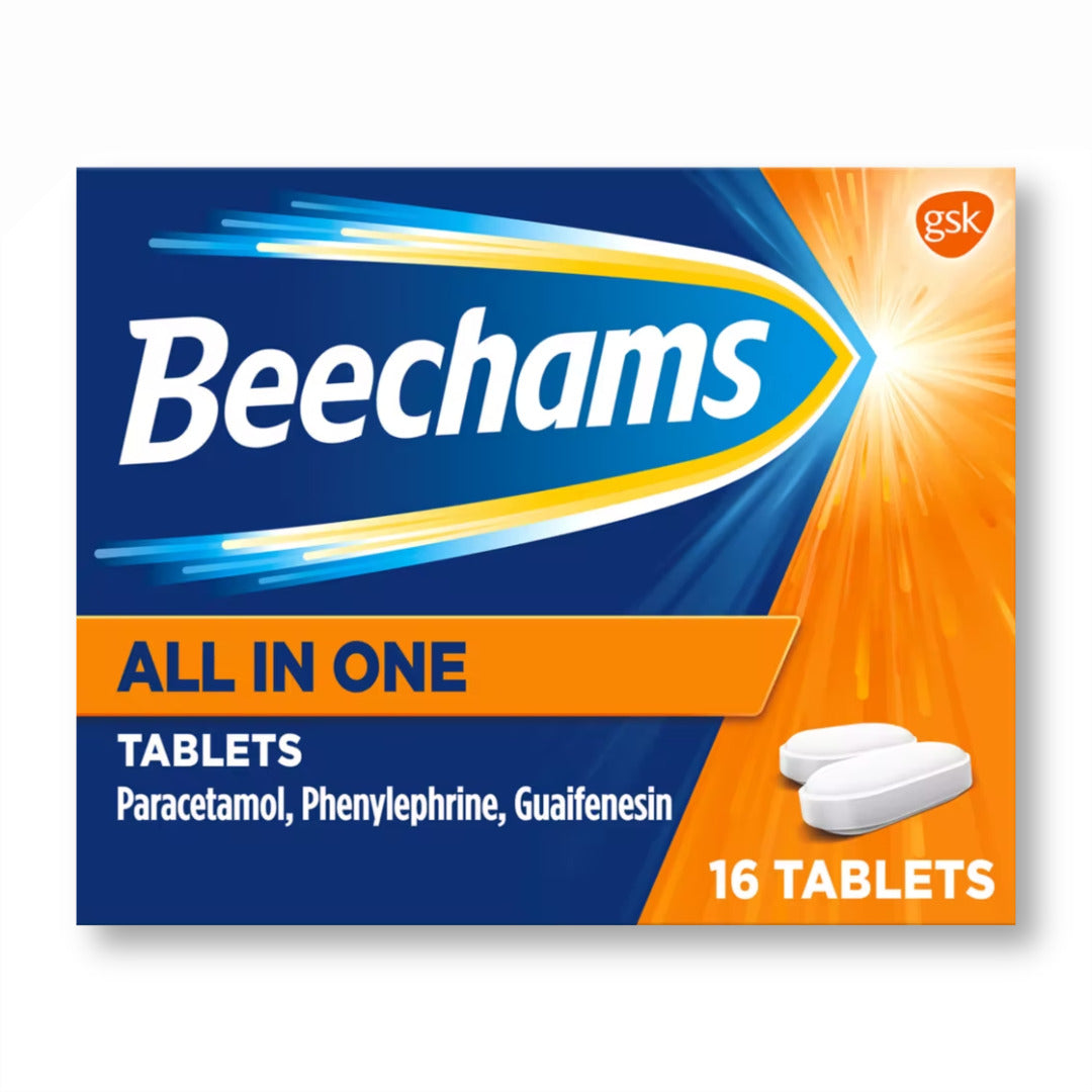 Beechams All in One Cold & Flu 16 Tablets - Non Drowsy